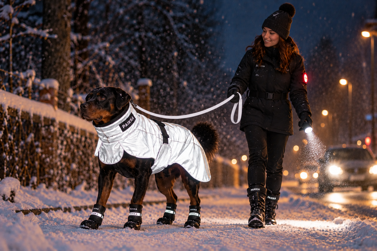 Sicher durch die dunkle Jahreszeit mit Hund