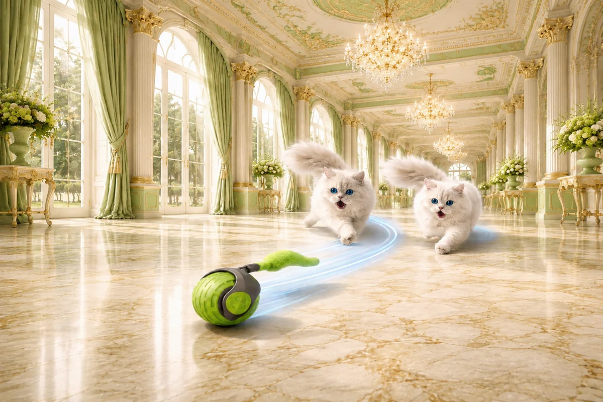 Smartes Spielzeug für Katzen