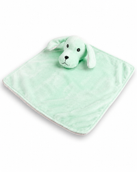 Weiche Welpendecke mit Kuscheltier & Quietsche