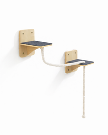 Space Capsule Cat Climbing Wall with Scratching Elements