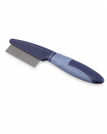 Soft Grip Kamm – Fellkamm mit rotierenden Metallstiften