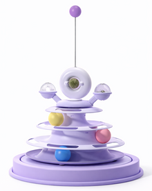 4-Level Cat Toy Tower "Galaxy Spinner"