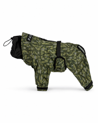 Wasserdichter Hundeoverall mit leichter Wärme