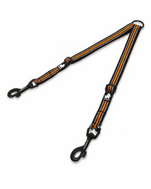 Truelove Double Dog Leash Coupler Nylon - Adjustable Y-Leash Connector