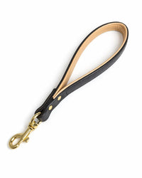 Premium Short Leash Made of Genuine Cowhide Leather