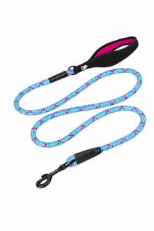 Hundeleine aus Nylon mit gepolstertem Neopren-Griff