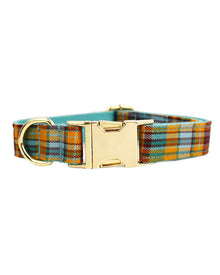 Samt-Hunde- & Katzenhalsband & Zubehör-Set