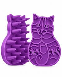 KONG ZoomGroom Katze – Massage- & Fellpflegebürste