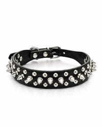Stylisches PU-Hundehalsband mit Nieten