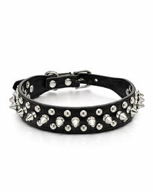 Stylisches PU-Hundehalsband mit Nieten
