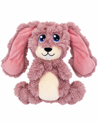 KONG Scrumplez Bunny weicher Plüschhase für Hunde mit langen Ohren und Quietscher