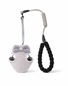 Bowtie Harness with Leash – Soft Vest Harness for Cats & Small Dogs