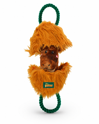 AFP Safari Leave Me Alone Snake - interactive dog toy with rope handles & squeaker 🐍🐾