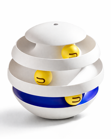 Interactive Cat Toy Ball with 3 Tiers & Ball Track