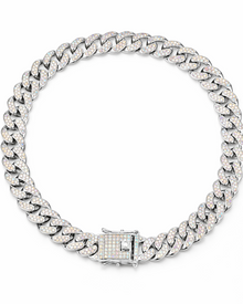 Pet Chain with Crystal Look - Elegant Jewelry Collar for Dogs & Cats
