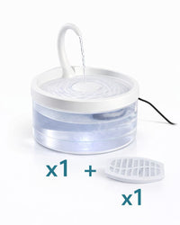 Elegant LED Drinking Fountain for Cats & Small Dogs – FlauschBar Swan Edition