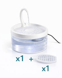 Elegant LED Drinking Fountain for Cats & Small Dogs – FlauschBar Swan Edition
