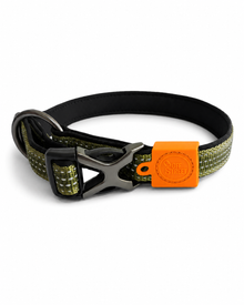 AFP Off Street Dog Collar - Comfortable Dog Collar with Bionic Finish in Olive Green 🐾