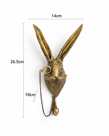 Antique animal wall decor with bronze finish