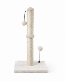 Vertical Sisal Scratching Post with Play Balls for Cats