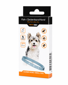 Knock Pest Floh- & Zeckenhalsband Hund - Insektizidfreies Pflegeband gegen Ektoparasiten