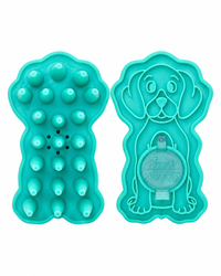KONG Zoom Groom Bubbles - Bürste mit Shampoospender