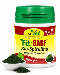 cdVet Fit-BARF Bio-Spirulina – nährstoffreiches Bio-Pulver für Hunde & Katzen