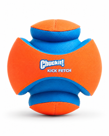Chuckit! Kick Fetch Dog – schwimmfähiger Fußball-Hundeball