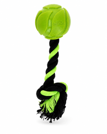 Dog Comets - AstroTug – Apportier- & Zerrspielzeug mit Ball und Seil, Ø 6 cm 🐾