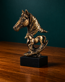 Noble Horse Sculpture – Powerful Home Decoration with Style