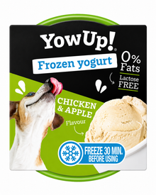 Frozen Yoghurt 12 x 110 g - Laktosefreier Eis-Snack für Hunde & Katzen