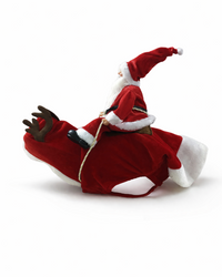 Dog costume "Santa Riding a Reindeer"