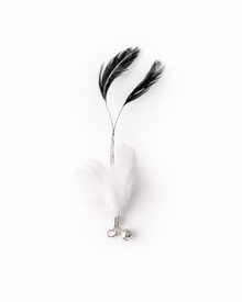 Suction Cup Cat Wand with Feather Attachment