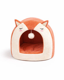 Cozy Fox Den with Play Ball
