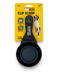 Clip Scoop – 3-in-1 Futterschaufel mit Messbecher & Beutelclip