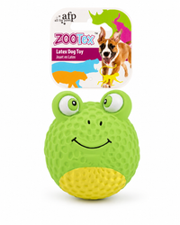 AFP - Bouncy Frog – lustiges Latex-Hundespielzeug mit Quietscher