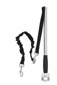 Stainless steel bicycle dog leash