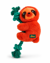 AFP Safari Rope Cuddle Sloth – Cuddly Dog Toy with Rope & Squeaker 🦥🐾