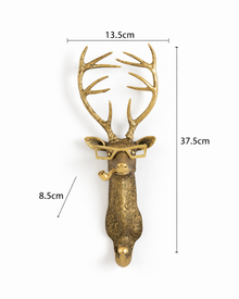 Antique animal wall decor with bronze finish