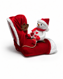 Dog costume "Santa Riding a Reindeer"