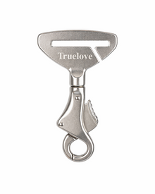 Safety Clasp for Dog Harness & Leash Made of Aluminum Alloy – Robust and Lightweight for Car Seat Belts
