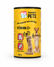 Vitamin E+ für Hunde & Katzen – für Haut, Muskeln, Fruchtbarkeit & Widerstandskraft