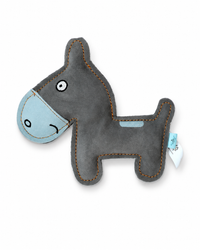 Tiny Doodles – langlebiger Esel aus Rindsleder mit lautarmem Quietscher 🫏🐾
