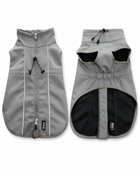 Softshell-Hundejacke mit Fleece & Reflektoren