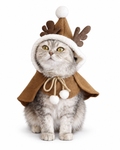 Geweih-Weihnachts-Kapuzenumhang