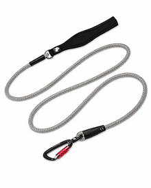 Hundeleine – leichte Führleine mit Soft-Griff & reflektierendem Rope-Design