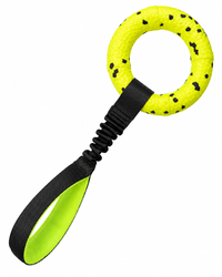 KONG Reflex Tug Ring – flexibles Zerr- & Apportierspielzeug mit Bungee-Band