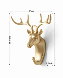 Decorative Animal Head Wall Hook for Stylish Home Accents