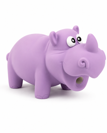 AFP - ZooTex Reginald The Rhino – robustes Latex-Hundespielzeug mit Quietsche