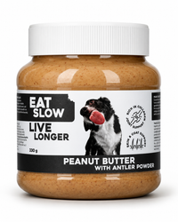 Erdnussbutter mit Geweihpulver für Hunde 330 g